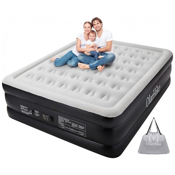Colchao-Inflavel-Casal-com-Bomba-Embutida-Para-ate-300KG-foto-0