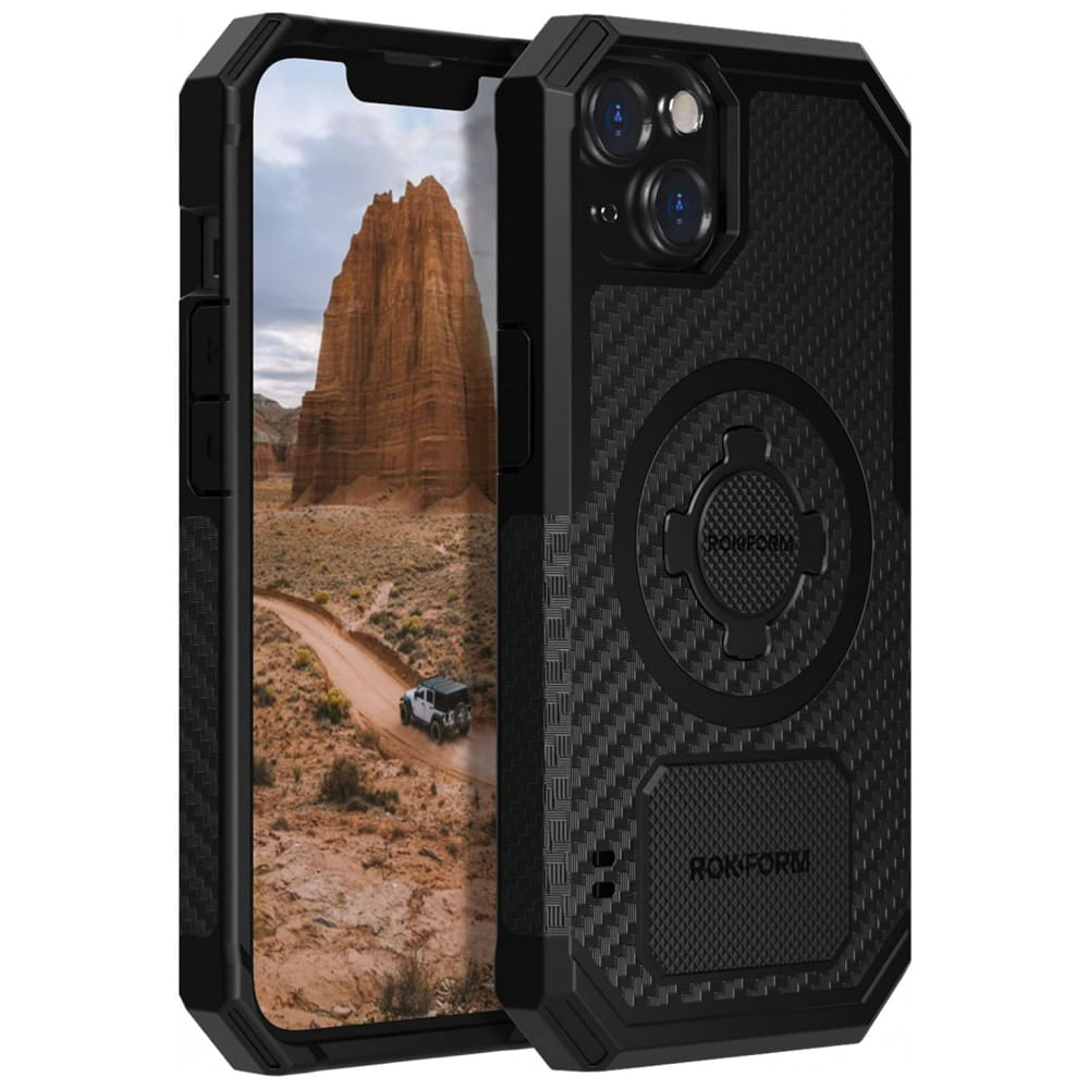 Capa para Iphone 13 de Alta Resistencia e Carregamento Magnético, Rokform, Preta