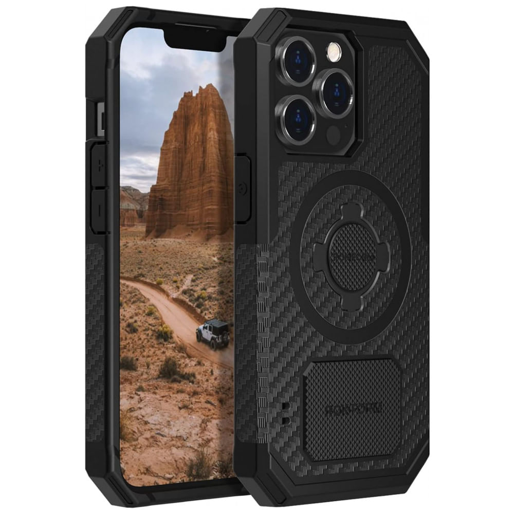 Capa para Iphone 13 Pro de Alta Resistencia e Carregamento Magnético, Rokform, Preta