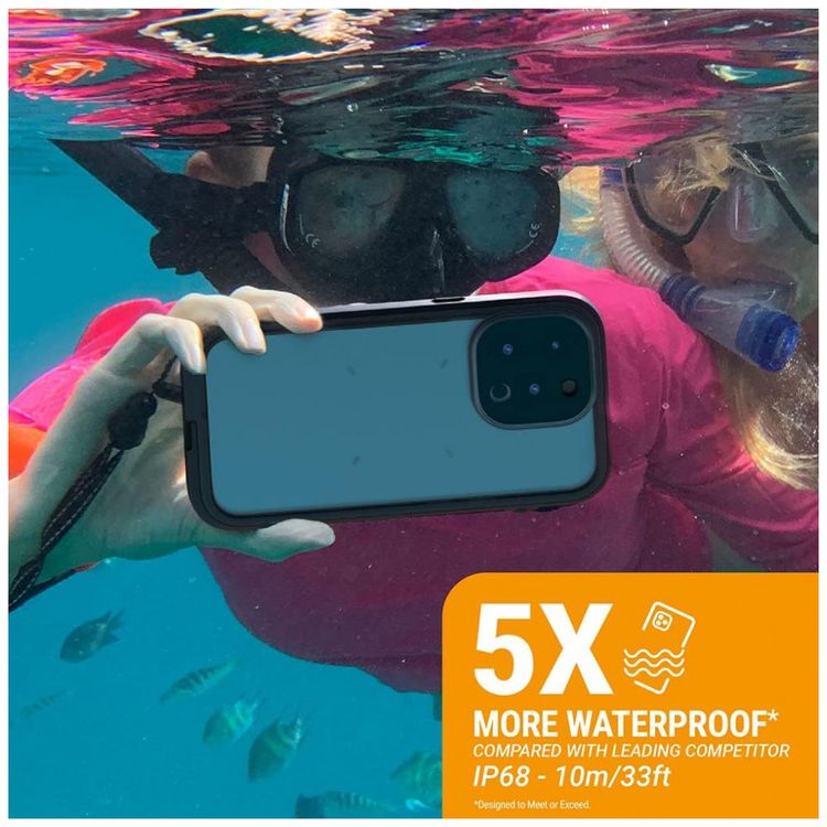 Capa-para-Iphone-14-Pro-Max-a-Prova-dAgua-Catalyst-Preta-foto-1