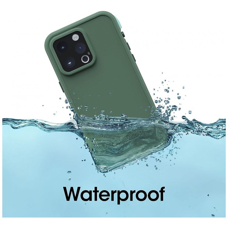 Capa-para-Iphone-14-Pro-Max-a-Prova-dAgua-OtterBox-Verde-foto-2
