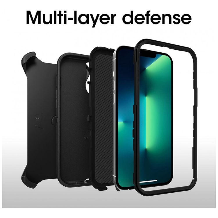 Capa-para-Iphone-13-Pro-Max-a-Prova-dAgua-OtterBox-Preto-foto-2