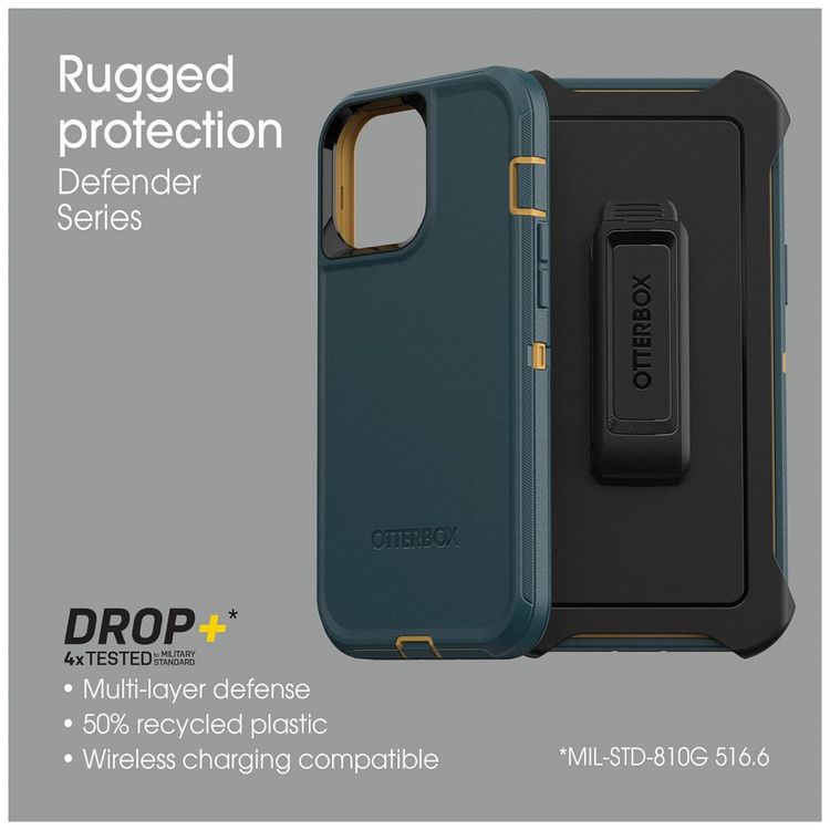 Capa-para-Iphone-13-Pro-Max-a-Prova-dAgua-OtterBox-Verde-foto-4