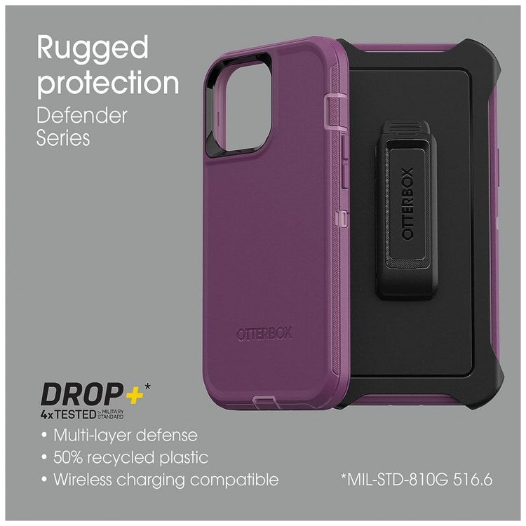 Capa-para-Iphone-13-Pro-Max-a-Prova-dAgua-OtterBox-Roxo-foto-4