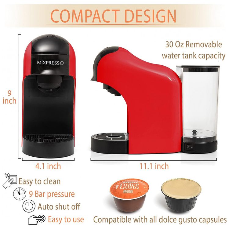 Maquina-de-Cafe-Expresso-900mL-110V-Mixpresso-Vermelha-foto-1