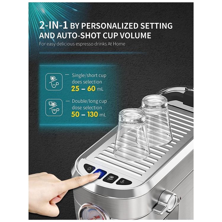 Maquina-de-Cafe-Expresso-com-Bocal-de-Leite-110V-Gevi-foto-1