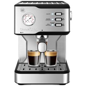 Maquina-de-Cafe-Expresso-em-Aco-Inoxidavel-com-Bocal-de-foto-0