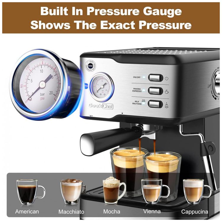 Maquina-de-Cafe-Expresso-em-Aco-Inoxidavel-com-Bocal-de-foto-3