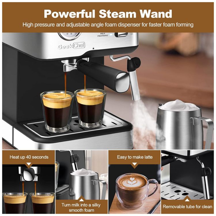 Maquina-de-Cafe-Expresso-em-Aco-Inoxidavel-com-Bocal-de-foto-4