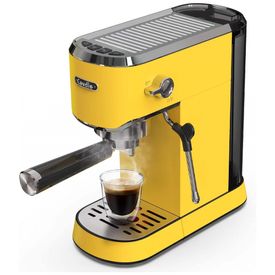 Maquina-de-Cafe-Expresso-em-Aco-Inoxidavel-com-Bocal-de-foto-0