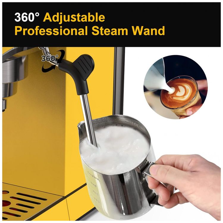 Maquina-de-Cafe-Expresso-em-Aco-Inoxidavel-com-Bocal-de-foto-3