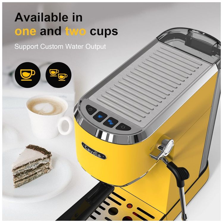 Maquina-de-Cafe-Expresso-em-Aco-Inoxidavel-com-Bocal-de-foto-5