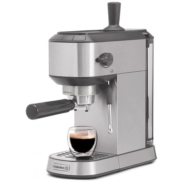 Maquina-de-Cafe-Expresso-em-Aco-Inoxidavel-com-Bocal-de-foto-0