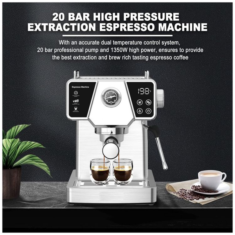 Maquina-de-Cafe-Expresso-em-Aco-Inoxidavel-com-Painel-foto-2