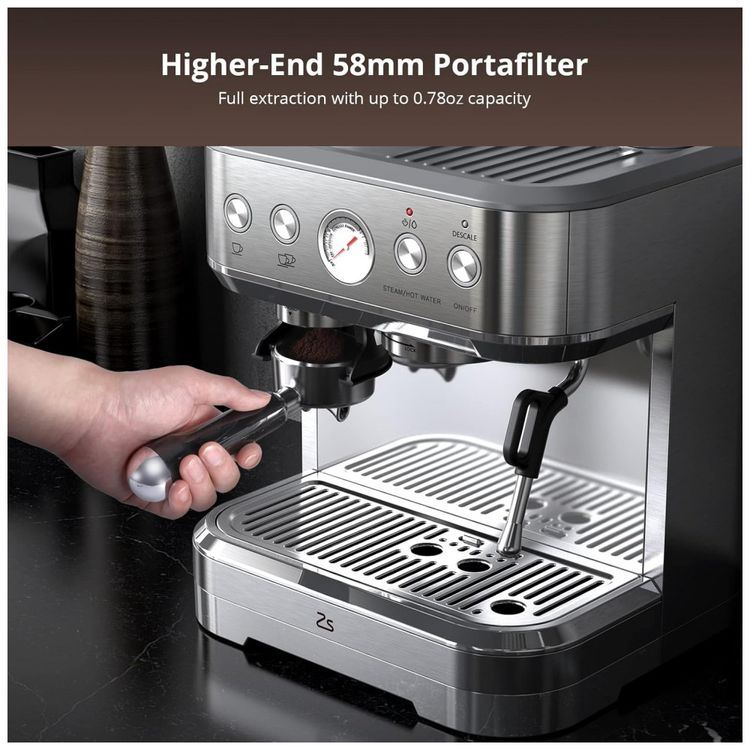 Maquina-de-Cafe-Expresso-com-Espumador-de-Leite-110V-foto-1