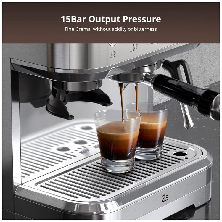 Maquina-de-Cafe-Expresso-com-Espumador-de-Leite-110V-foto-2