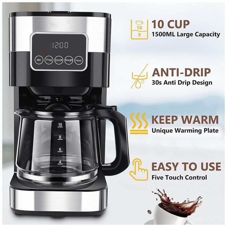Maquina-de-Cafe-Expresso-300mL-com-Painel-Digital-110V-foto-4