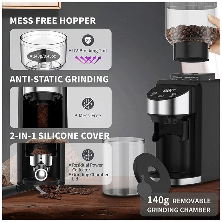 Maquina-de-Cafe-Expresso-com-Moedor-Embutido-Ajustavel-110V-foto-2