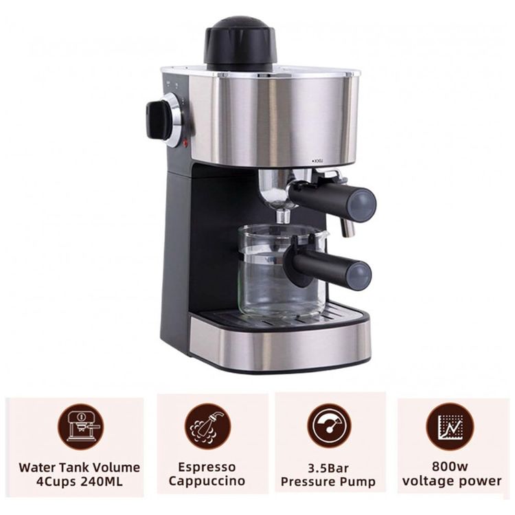 Maquina-de-Cafe-Expresso-em-Aco-Inoxidavel-110V-ADIOLI-foto-2