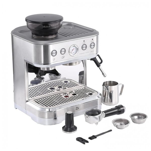 Maquina-de-Cafe-Expresso-2.5L-em-Aco-Inoxidavel-com-Batedor-foto-0