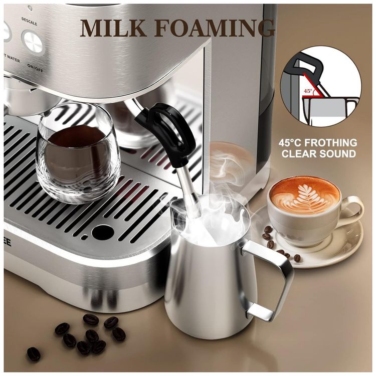 Maquina-de-Cafe-Expresso-em-Aco-Inoxidavel-com-Bocal-de-foto-3
