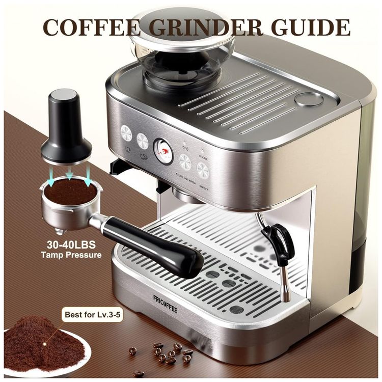 Maquina-de-Cafe-Expresso-em-Aco-Inoxidavel-com-Bocal-de-foto-4