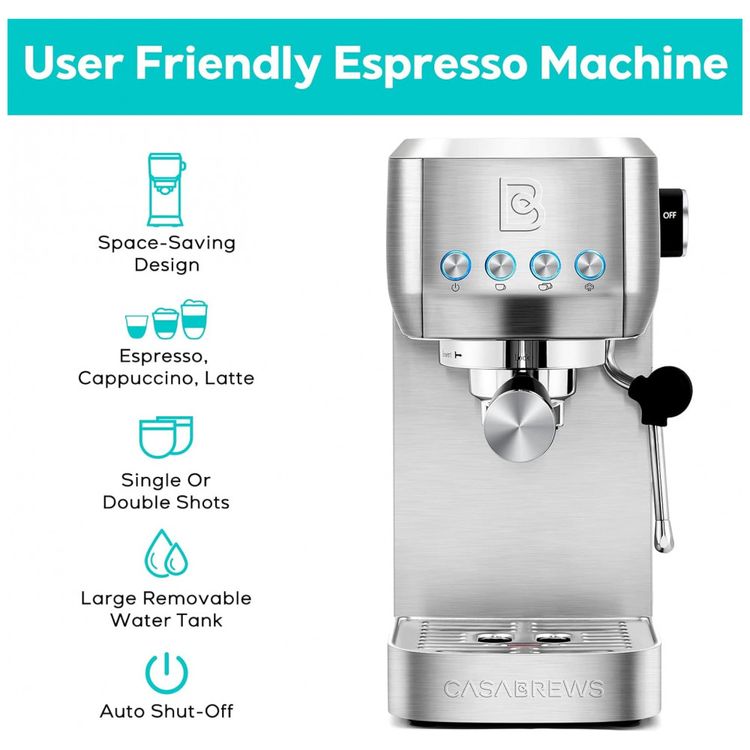 Maquina-de-Cafe-Expresso-1.4L-110V-1350W-CASABREWS-Prata-foto-1