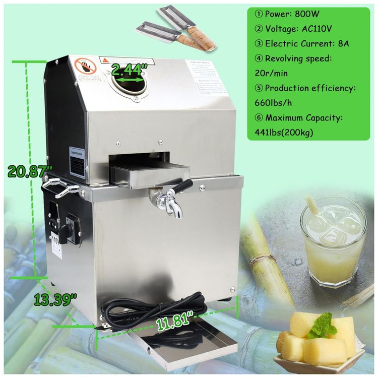 Moedor-de-Cana-Eletrico-Profissional-com-3-Rolos-Extrator-foto-1