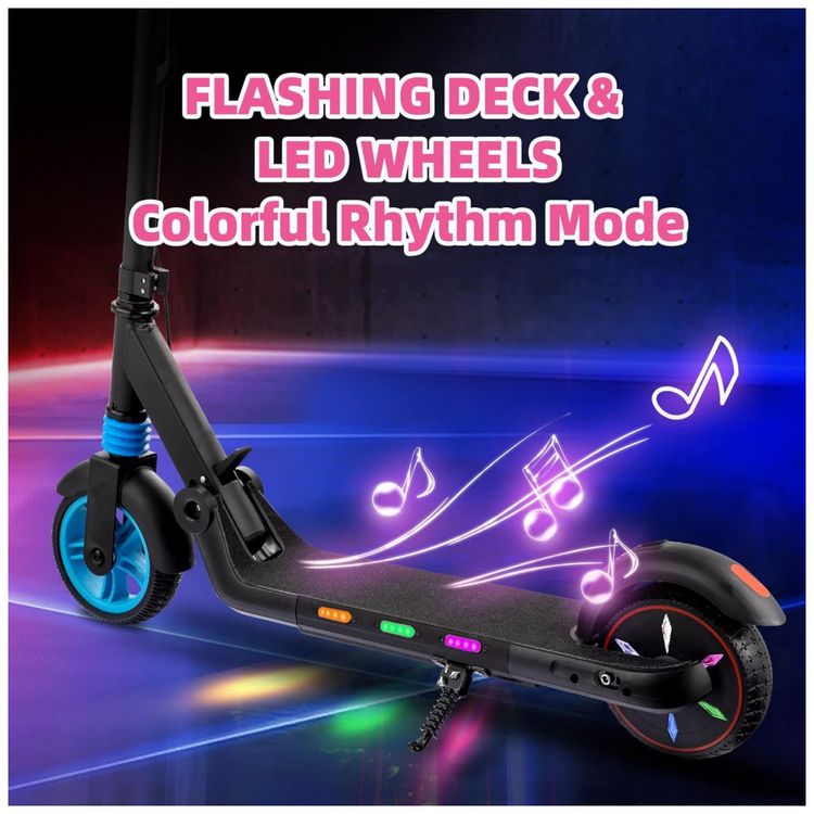 Patinete-Eletrico-para-Criancas-de-6-a-12-anos-com-Luzes-foto-3