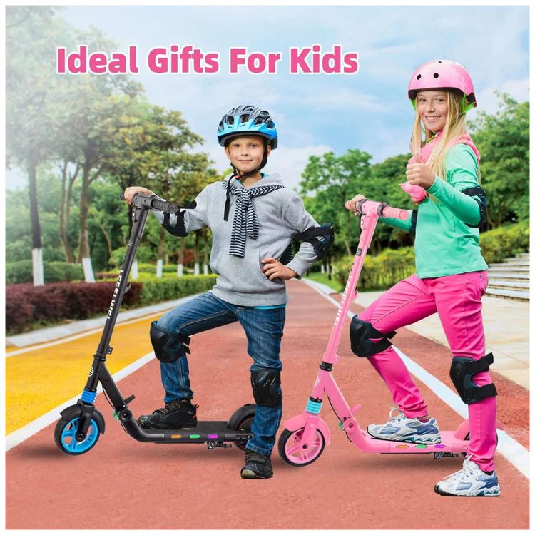 Patinete-Eletrico-para-Criancas-de-6-a-12-anos-com-Luzes-foto-5
