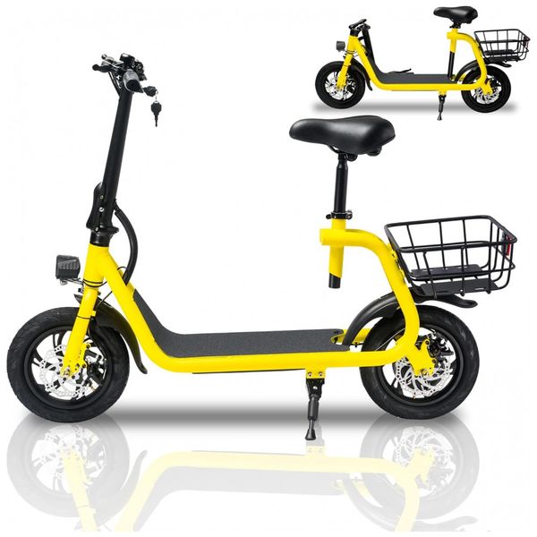 Patinete-Eletrico-com-Assento-para-Adultos-Alcance-20km-e-foto-0