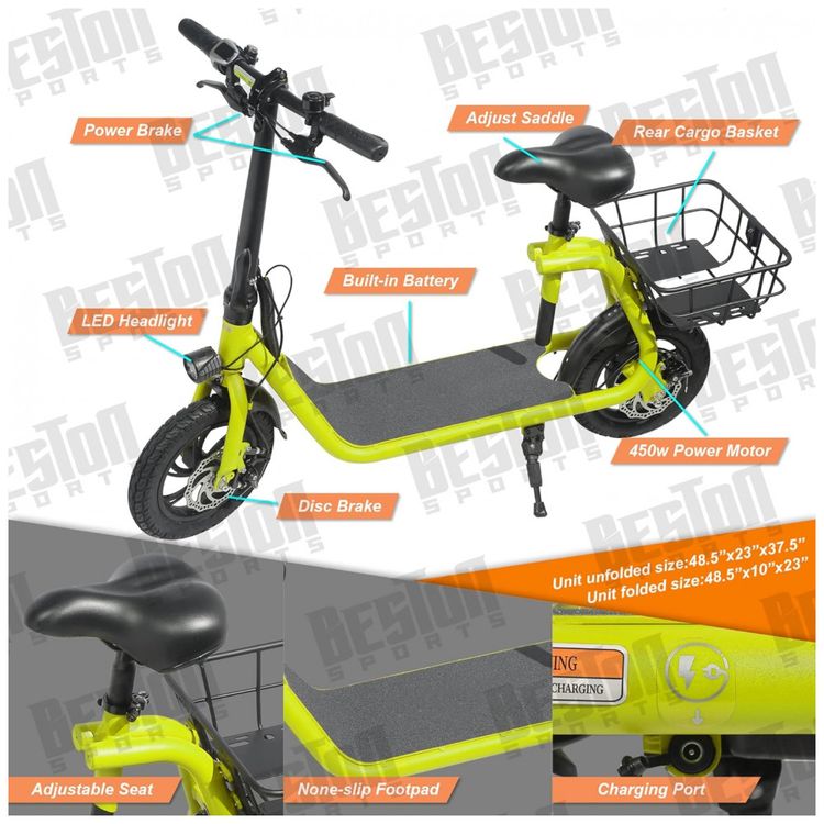 Patinete-Eletrico-com-Assento-para-Adultos-Alcance-20km-e-foto-1