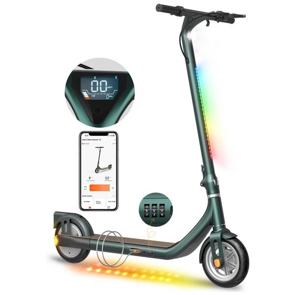 Patinete-Eletrico-para-Adultos-com-Display-de-LED-Peso-Max-foto-0