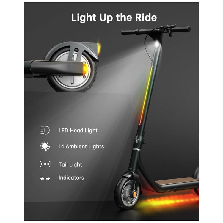 Patinete-Eletrico-para-Adultos-com-Display-de-LED-Peso-Max-foto-3