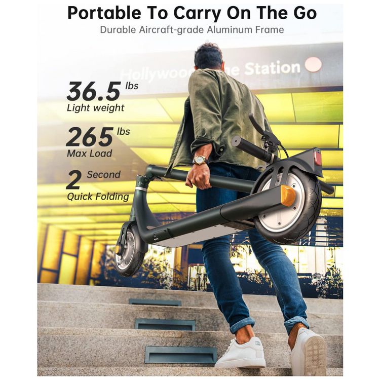 Patinete-Eletrico-para-Adultos-com-Display-de-LED-Peso-Max-foto-4