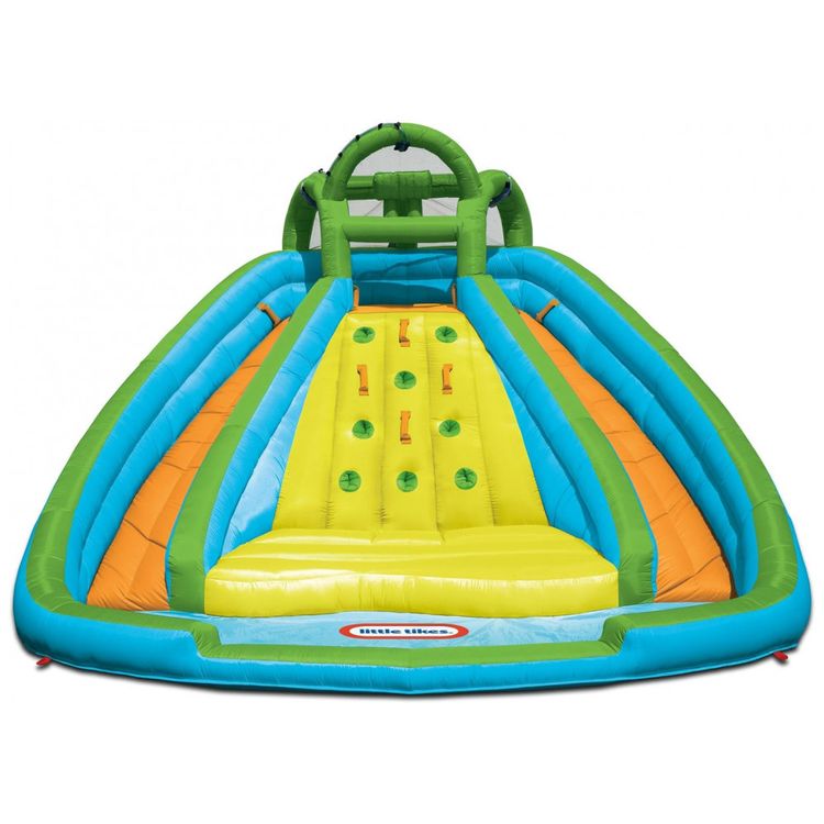 Toboagua-Inflavel-com-Parede-de-Escada-para-ate-4-de-5-a-10-foto-1