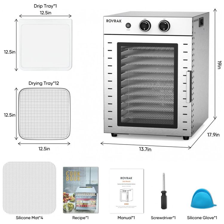 Desidratador-de-Alimentos-Profissional-com-12-Bandejas-em-foto-4