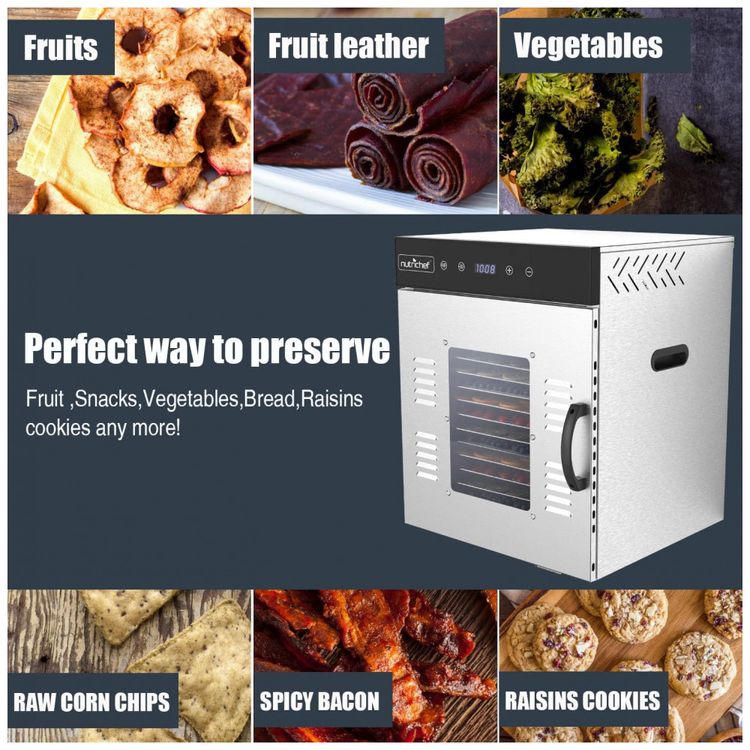 Desidratador-de-Alimentos-com-14-Bandejas-em-Aco-Inoxidavel-foto-4