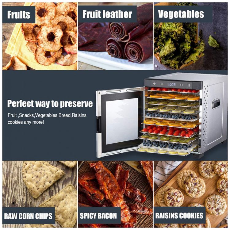 Desidratador-de-Alimentos-com-10-Bandejas-em-Aco-Inoxidavel-foto-3