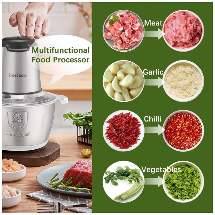 Processador-de-Alimentos-8-xicaras-com-2-Velocidades-e-foto-1