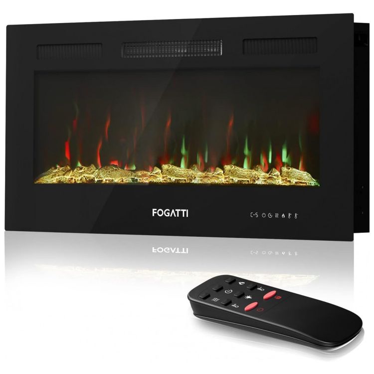 Lareira-Eletrica-de-Embutir-A48x91L-com-Controle-Remoto-e-foto-0