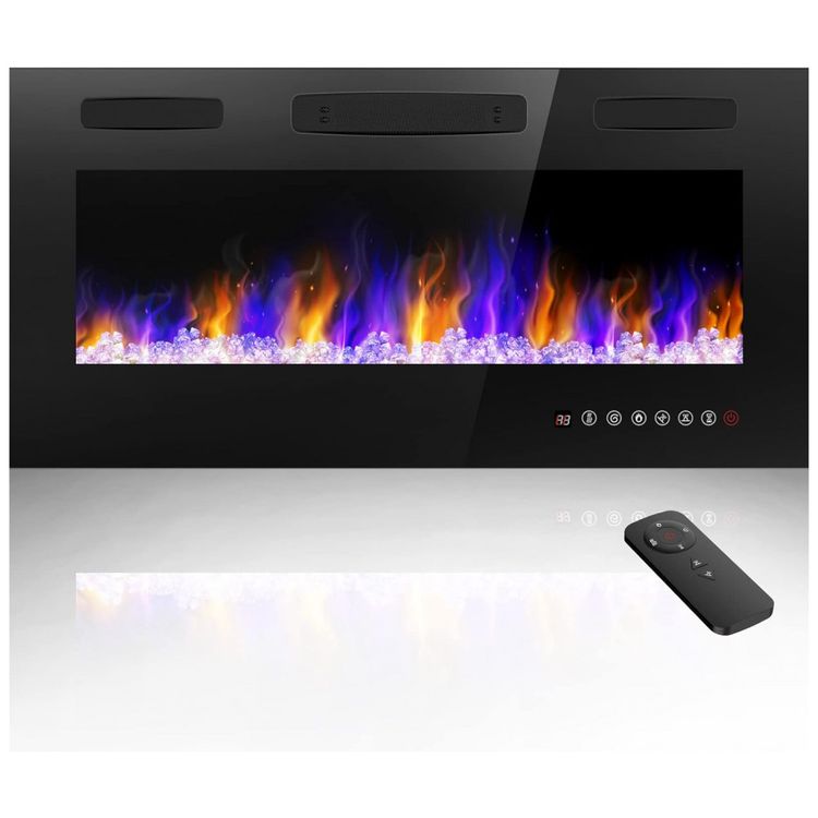 Lareira-Eletrica-de-Embutir-A45x127L-com-Controle-Remoto-e-foto-0