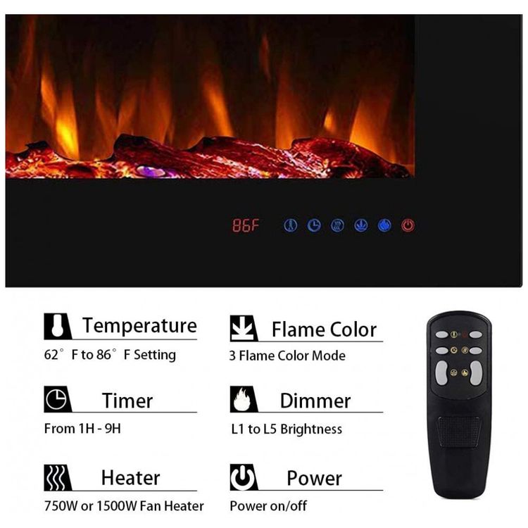 Lareira-Eletrica-de-Embutir-A54x152L-com-Controle-Remoto-e-foto-4