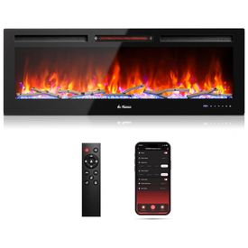 Lareira-Eletrica-de-Embutir-A45x127L-com-Controle-Remoto-e-foto-0