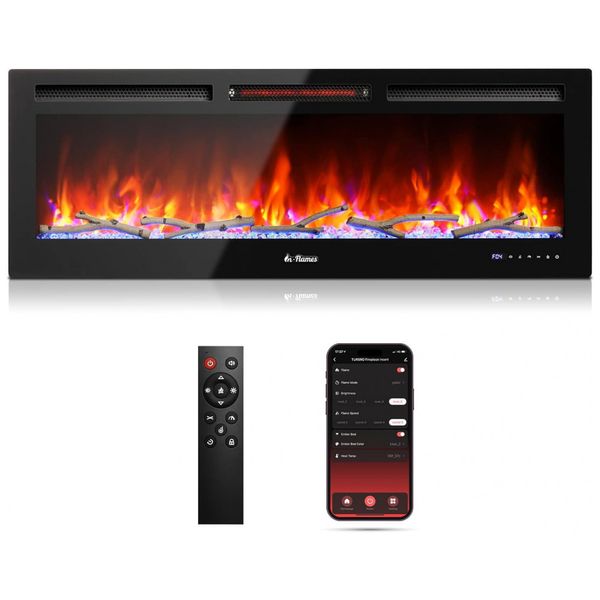 Lareira-Eletrica-de-Embutir-A45x127L-com-Controle-Remoto-e-foto-0