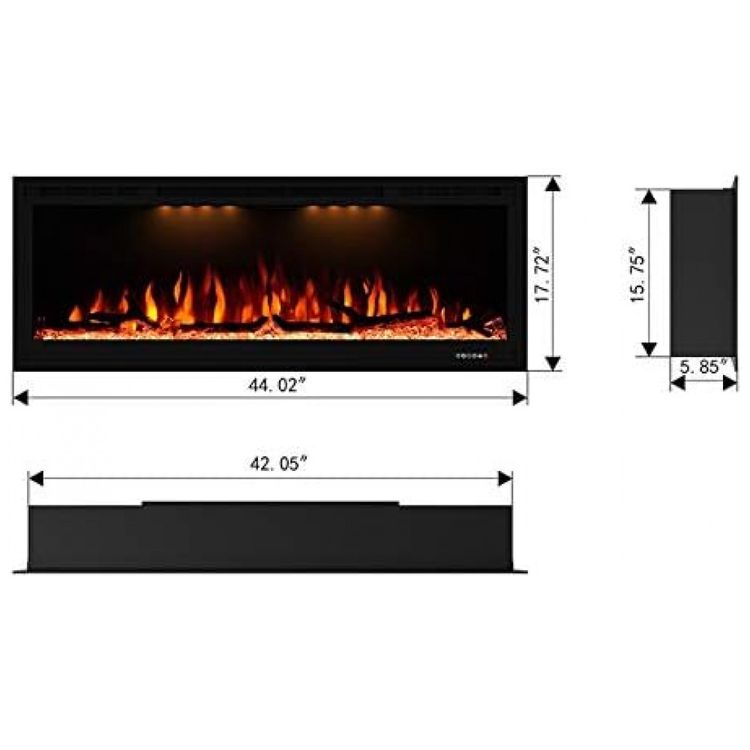 Lareira-Eletrica-de-Embutir-A43x219L-com-Controle-Remoto-e-foto-1
