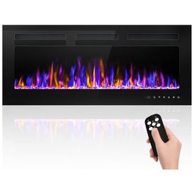 Lareira-Eletrica-de-Embutir-A43x101L-com-Controle-Remoto-e-foto-0