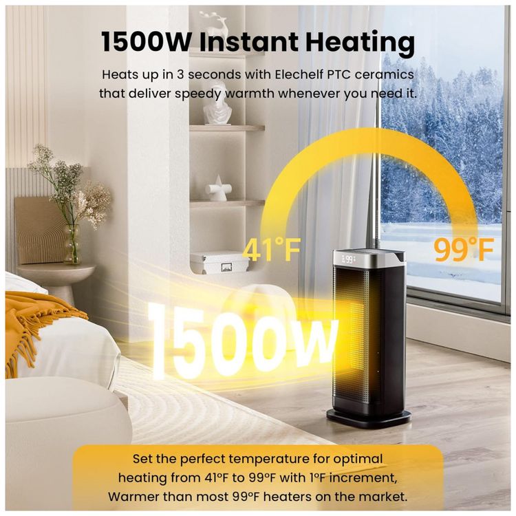 Aquecedor-Eletrico-de-Torre-e-Ceramica-com-Tela-de-LED-e-foto-1