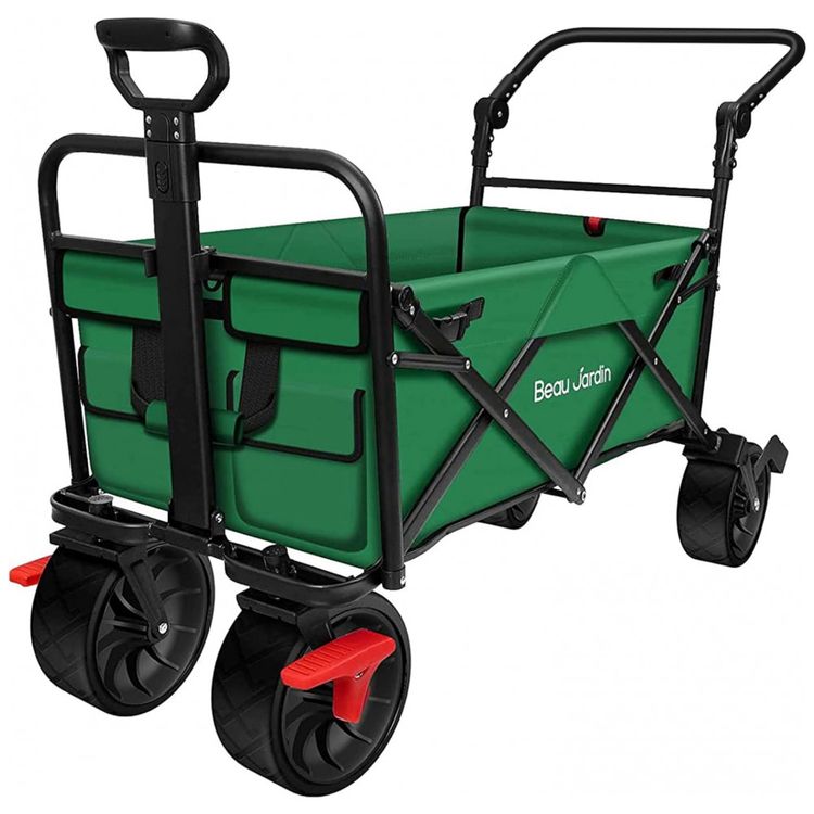 Carrinho-Dobravel-para-Camping-e-Jardim-Capacidade-80kg-com-foto-0