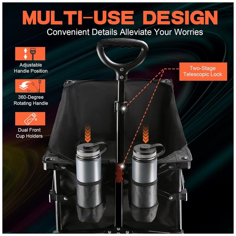 Carrinho-Dobravel-para-Camping-e-Jardim-Capacidade-100kg-foto-4